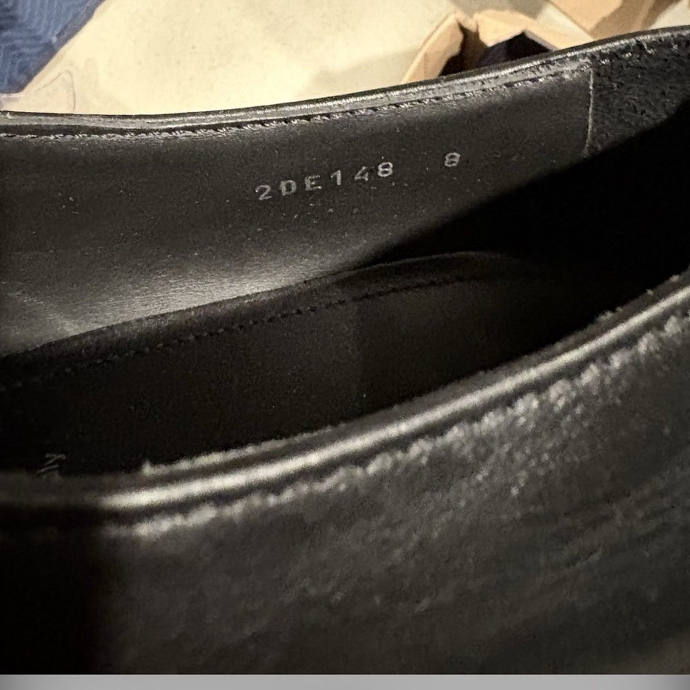 Prada Men's Elegant Black Slip-On Loafers - Picture 3 of 8